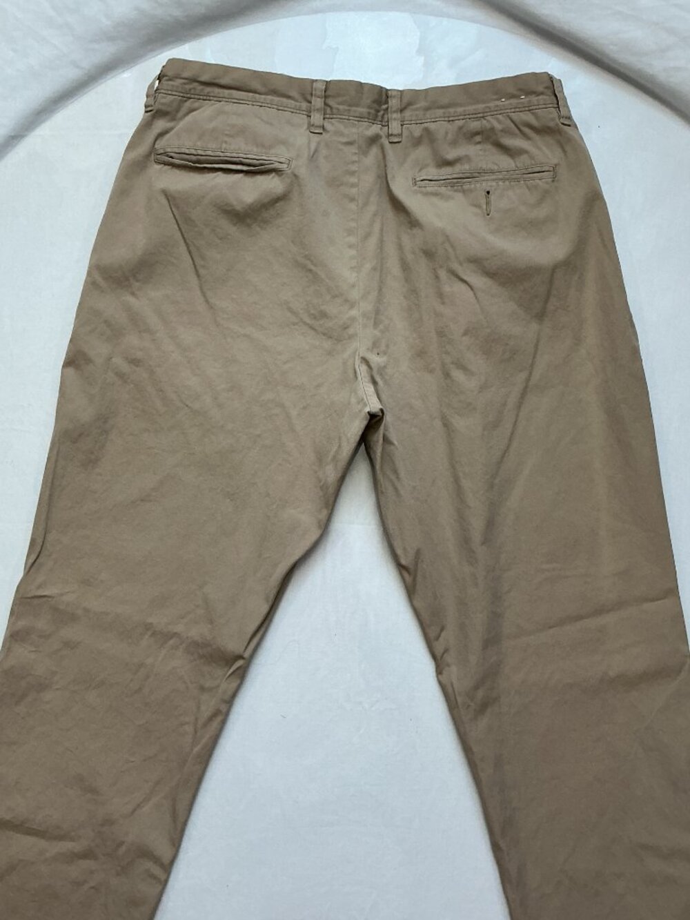 J.Crew Classic Fit 100% Cotton Chino Pants Khaki Tan Men’s 34x32 Straight Leg - Picture 10 of 14